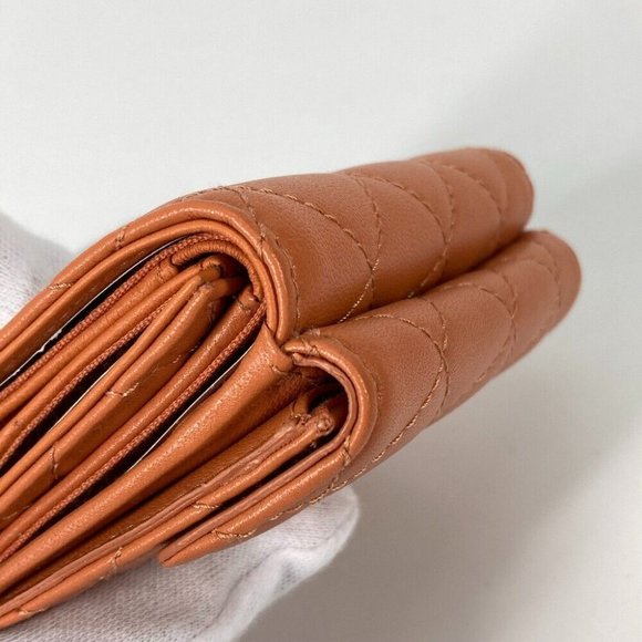 CHANEL CC CC Mark Matelasse Quilted Compact wallet Trifold wallet - Picture 13 of 16